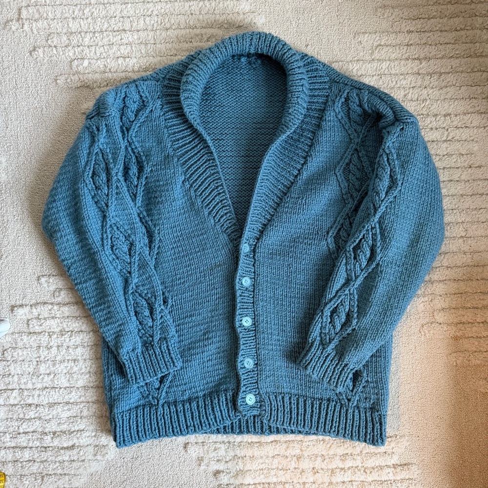 Vintage Heavy Knitted Cardigan